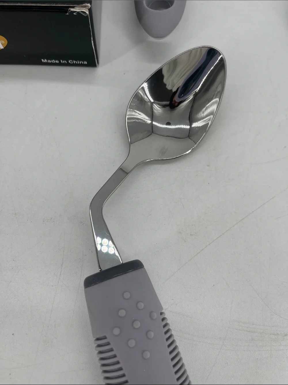 BASESMALL Left-Handed Adaptive Angled Utensil Set of 4